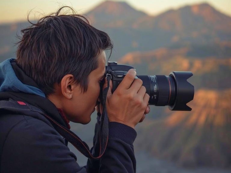 Wisatawan sedang melakukan sesi foto di area wisata sebagai bagian dari dokumentasi perjalanan