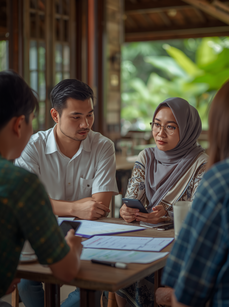 Tim Plesar Plesir sedang membantu konsultasi itinerary dan private tour Malang